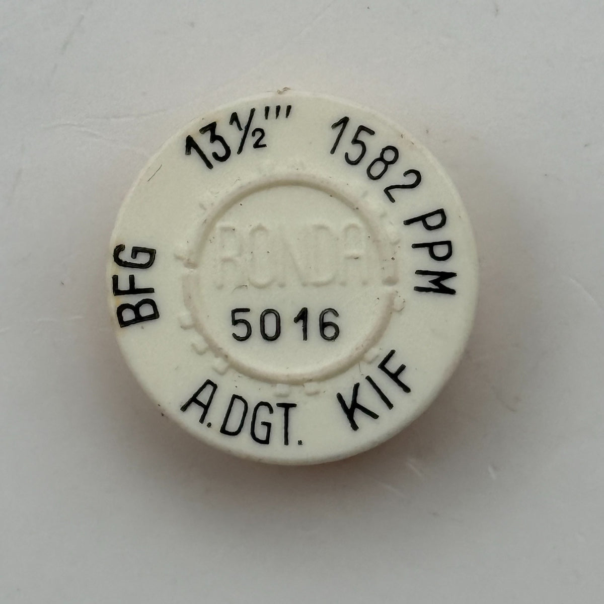 BFG 1582 PPM Balance Wheel Complete And Spring 13½’’’ 5016 Watch Movement Parts