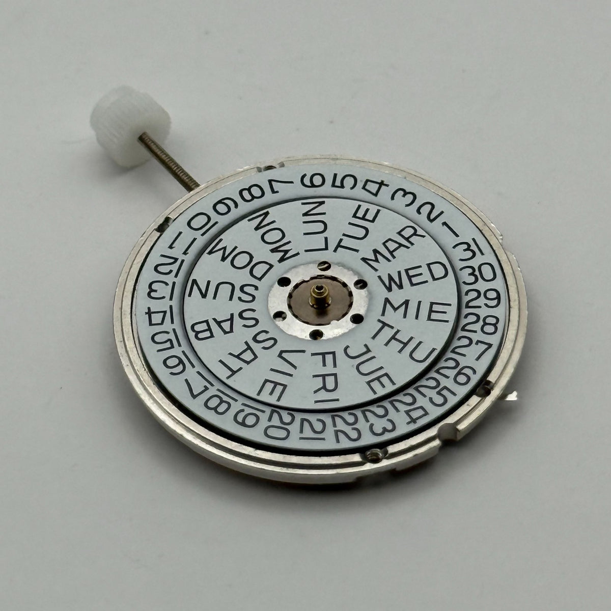 ETA 955.121 Watch Movement - Tissot 3233 Quartz Day Date For Spare Parts 26.2mm