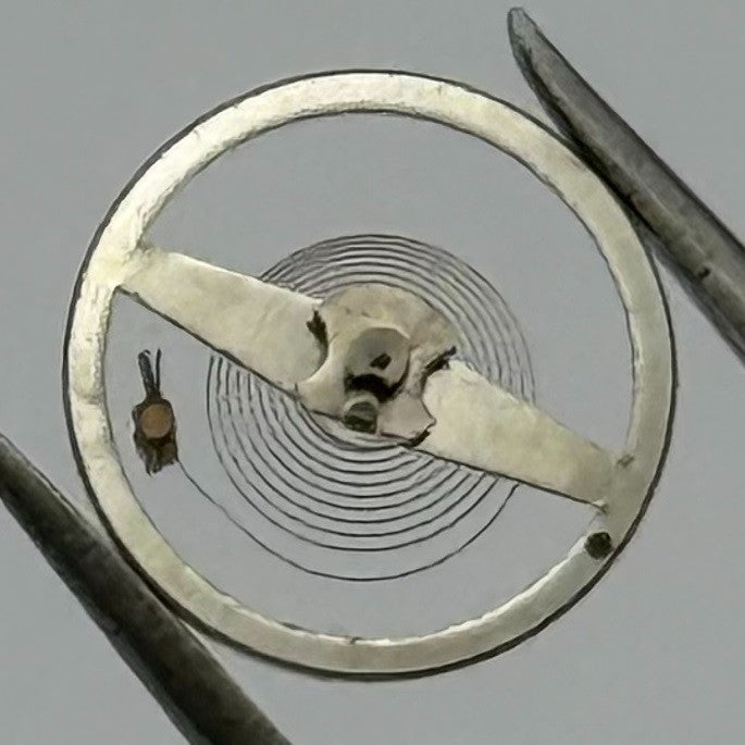 Oris 531 Balance Wheel Complete And Spring Renata 778 M Watch Movement Parts NOS