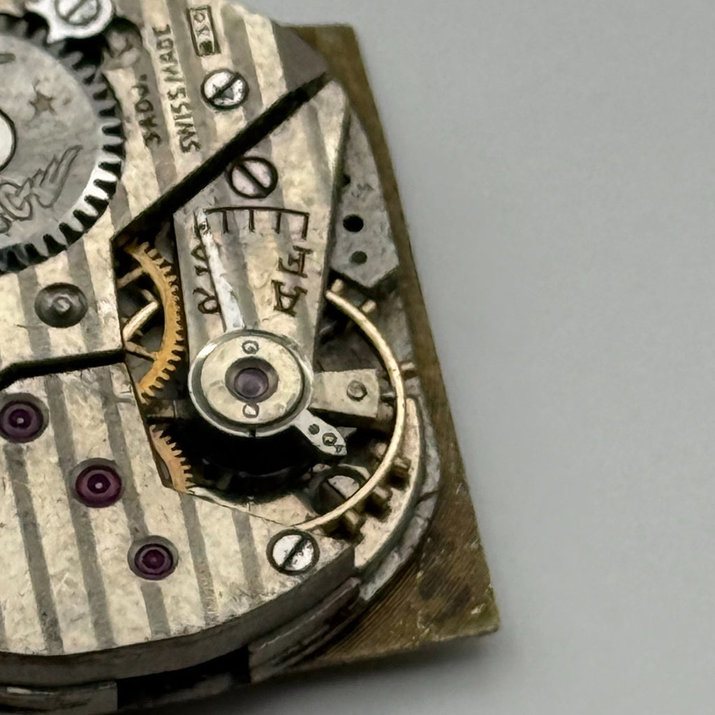 Rotary 830 Watch Movement - 15 Jewels - For Parts / Repair - 20mm