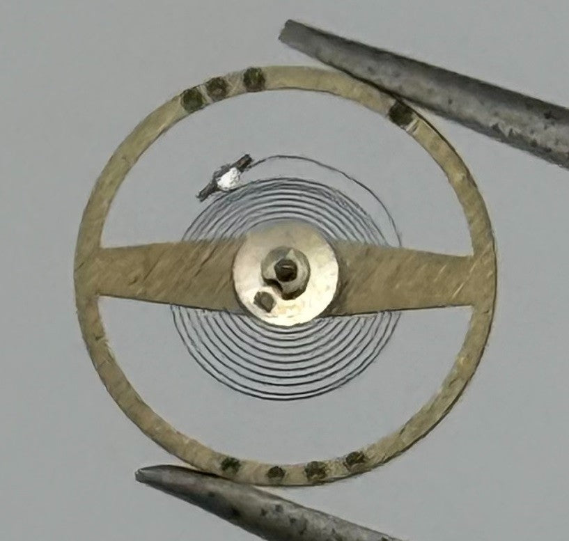 ST 69 Balance Wheel Complete And Spring 6¾’’’ Renata 1155 Watch Movement Parts