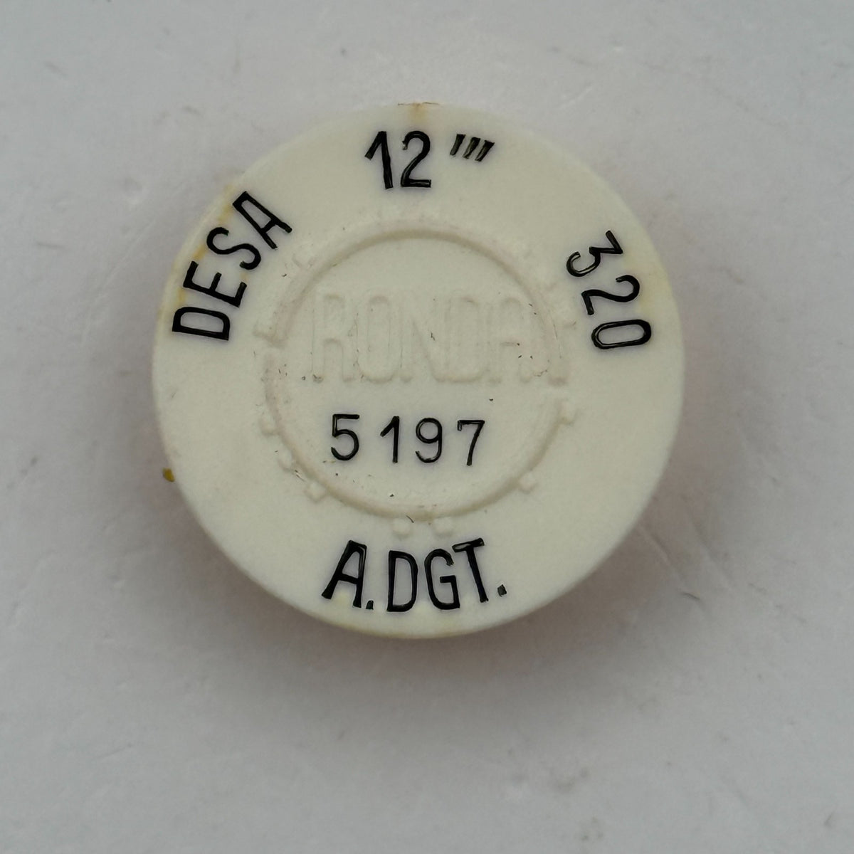 Desa 320 Balance Wheel Complete And Spring 12’’’ 5197 Watch Movement Parts NOS
