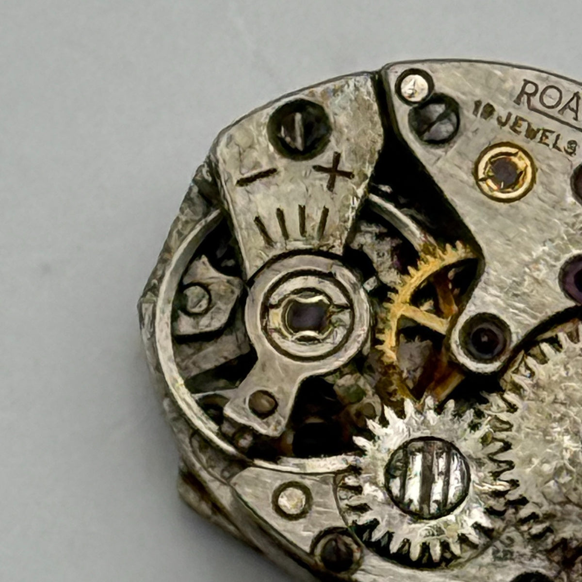 MST 466 Watch Movement Roamer 19 Jewels Swiss Manual Wind Parts Repair 13.1mm