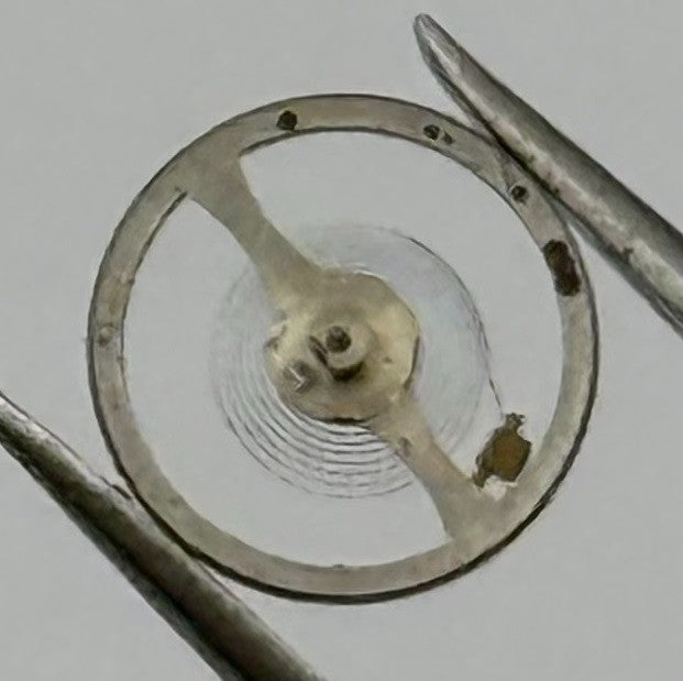 Oris 280 410 Balance Wheel Complete And Spring Renata 330 M Watch Movement Parts