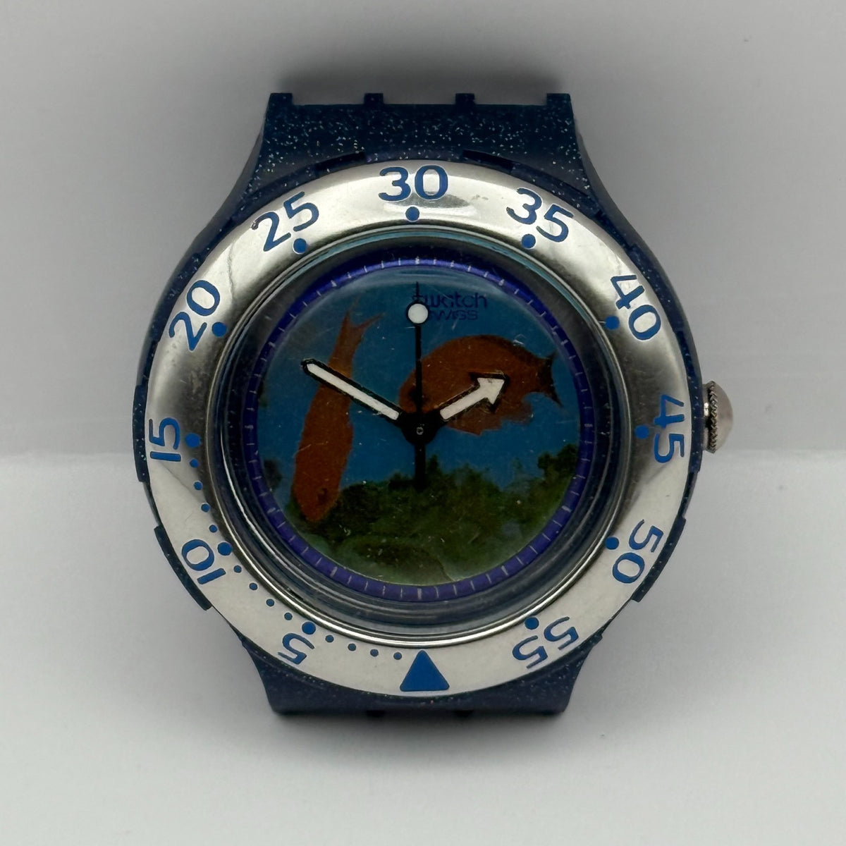 Vintage Swatch Scuba 200 Watch SDN112 Decompression 1994 Swiss 40mm Parts Repair