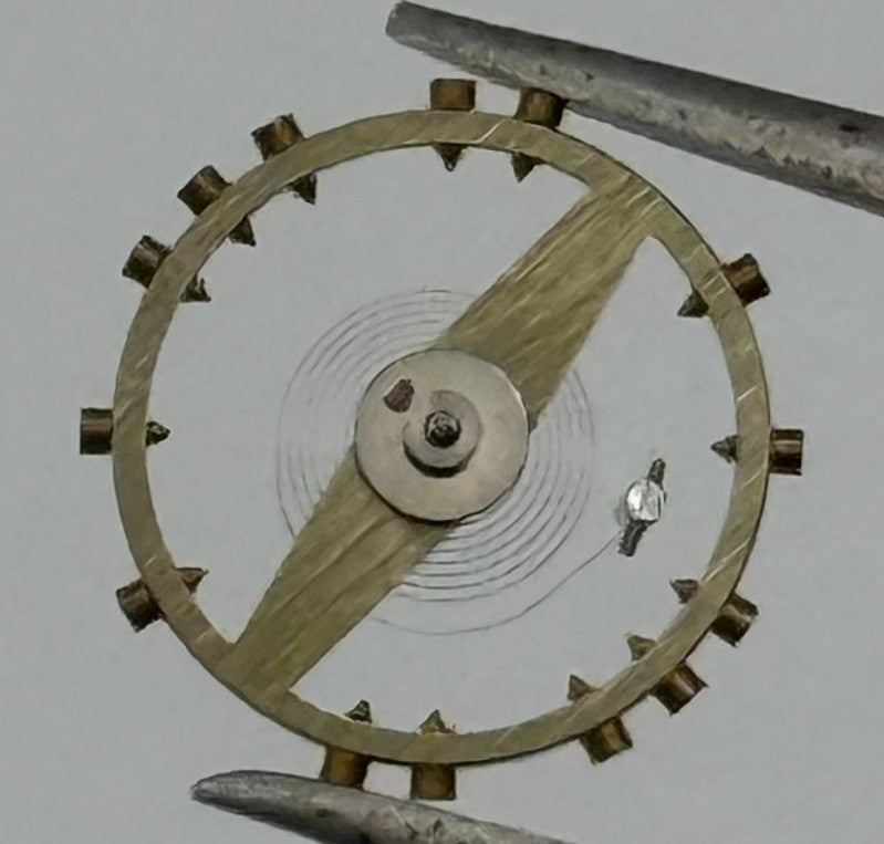 ETA 2345 Balance Wheel Complete And Spring 5¼’’’ 251 M Watch Movement Parts NOS