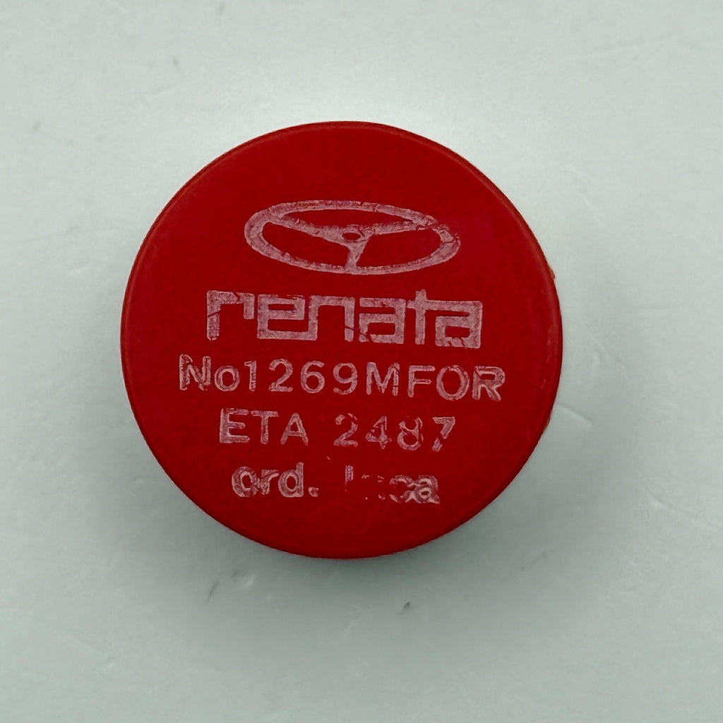 ETA 2487 Balance Wheel Complete And Spring Renata 1269 Watch Movement Parts NOS