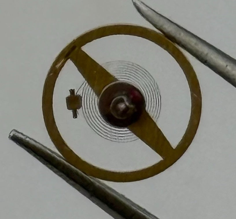 Ebosa 86 87 /2 Balance Wheel Complete And Spring 8¾’’’ 3725 Watch Movement Parts
