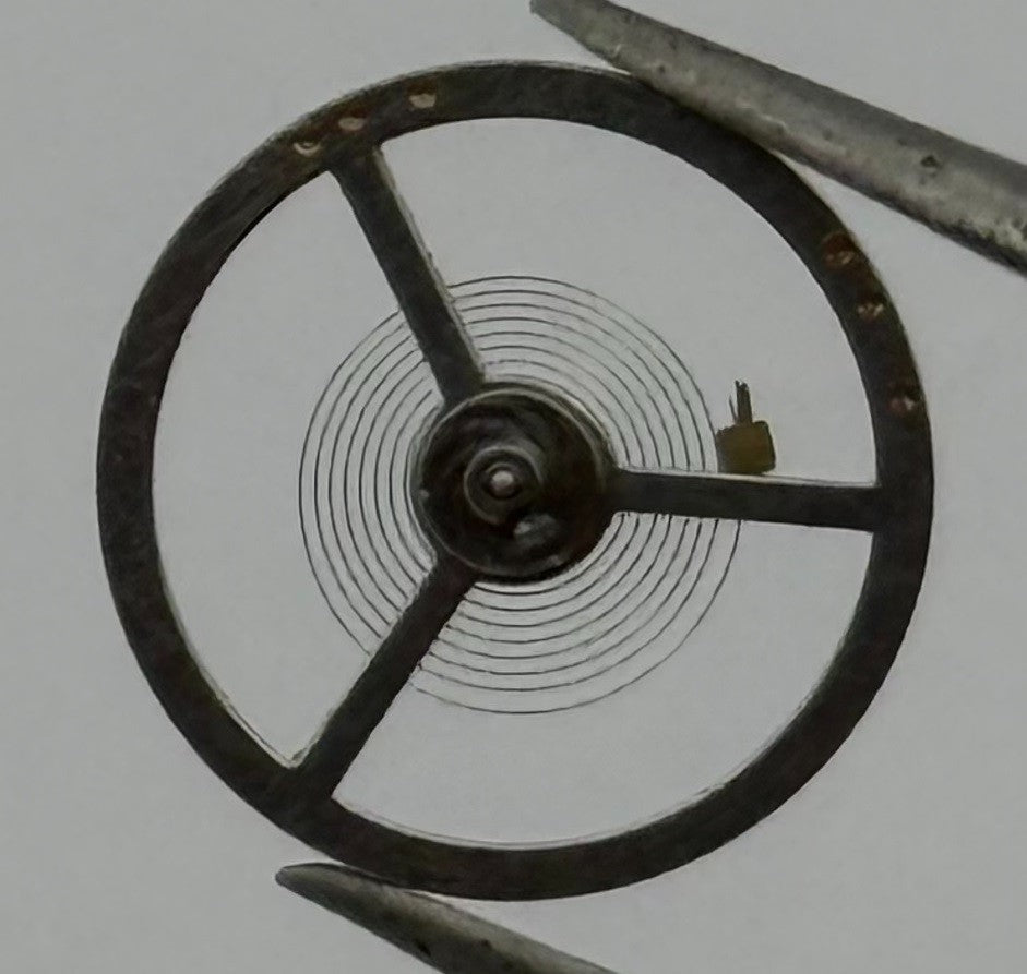 Ebosa 65 Balance Wheel Complete And Spring 10½’’’ 942 Watch Movement Parts NOS