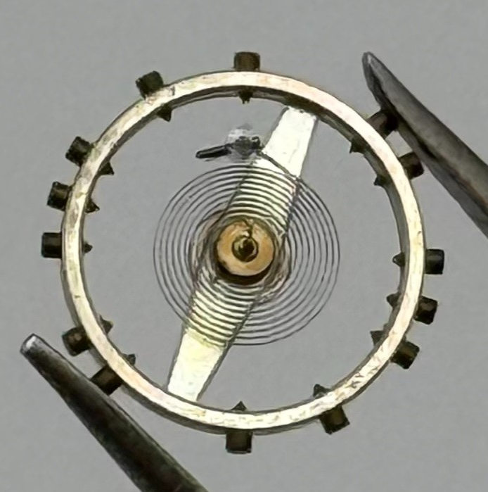 Felsa 158 Balance Wheel Complete And Spring 6¾’’’ Renata 379 Watch Movement Part