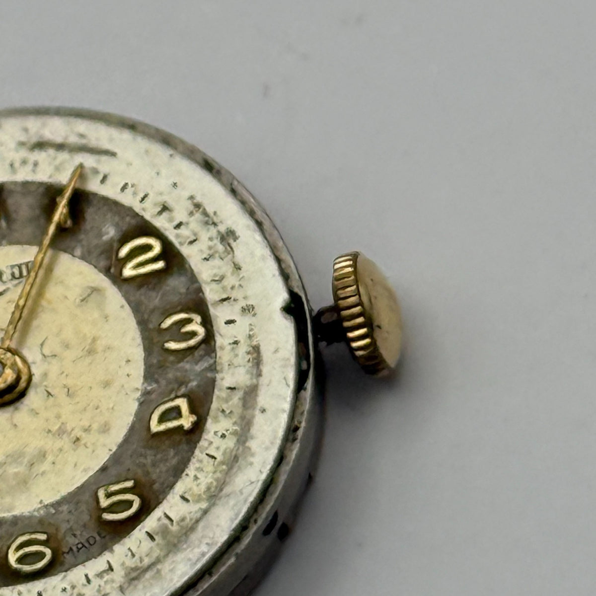 Revue 50 Watch Movement - Limit III - Running - For Parts / Repair - 22mm