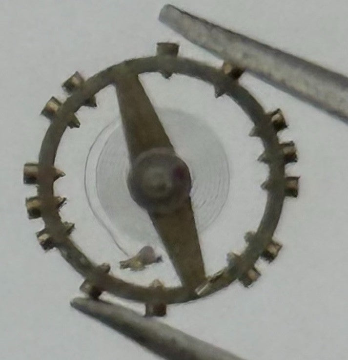 AS 976 Balance Wheel Complete And Spring 5’’’ Ronda 113 Watch Movement Parts NOS
