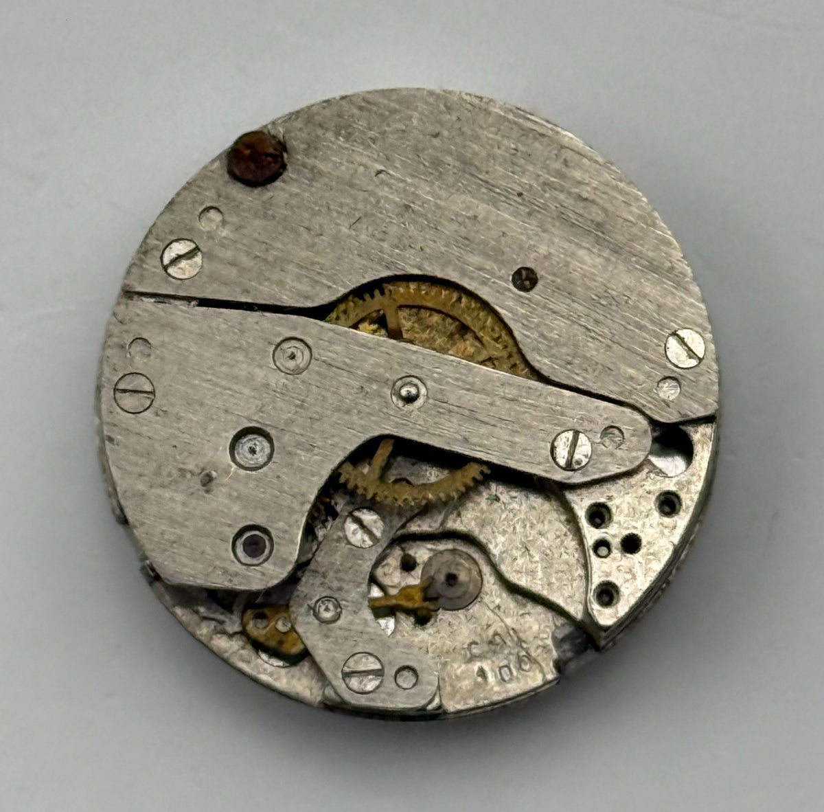 Smiths LY Cal.100 Watch Movement Ingersoll Gt. Britain Manual Wind Parts 19.5mm