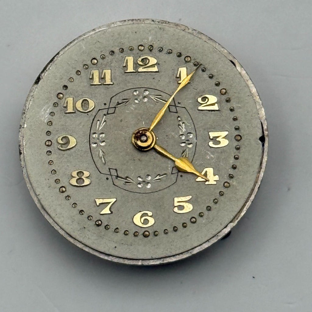 Unidentified Watch Movement Swiss Made Manual Wind Vintage Parts Repair 21.9mm