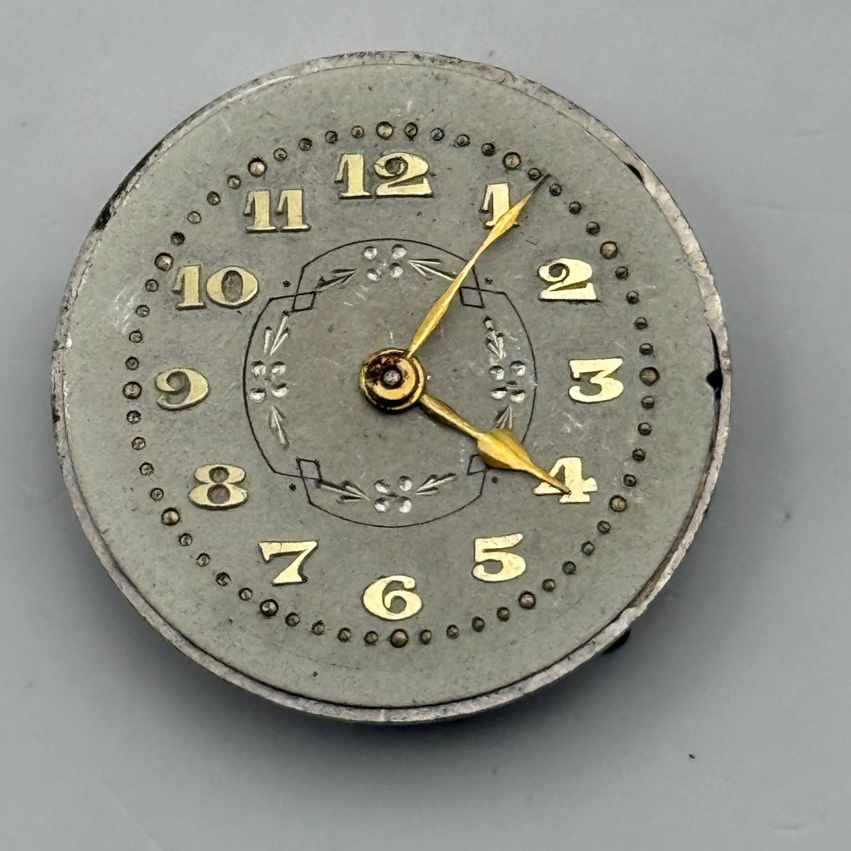 Unidentified Watch Movement Swiss Made Manual Wind Vintage Parts Repair 21.9mm