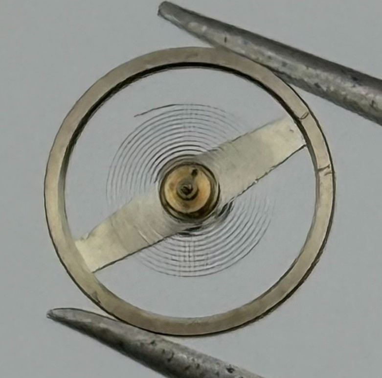 EB 1226 Special Balance Wheel Complete And Spring 8¾’’’ Watch Movement Parts NOS