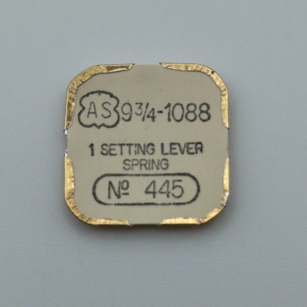 AS 1088 Setting Lever Spring - 9 3/4 - 445 - New Old Stock - Watch Parts