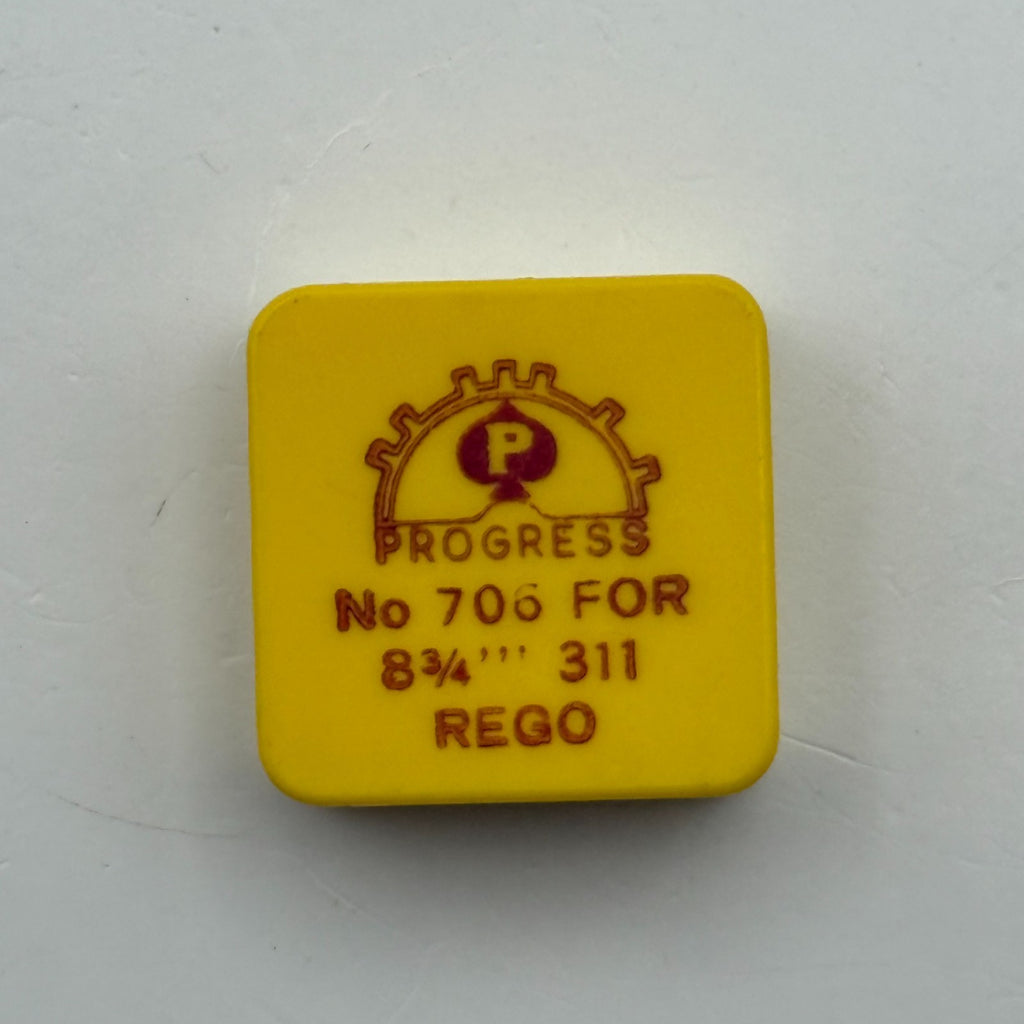 Rego 311 Balance Wheel Complete And Spring 8¾’’’ 706 Watch Movement Parts NOS