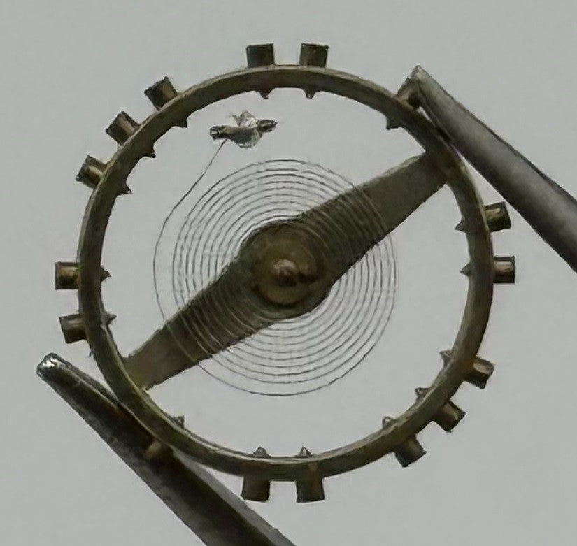 AS 1240 Balance Wheel Complete And Spring 8¾’’’ Renata 49 M Watch Movement Parts