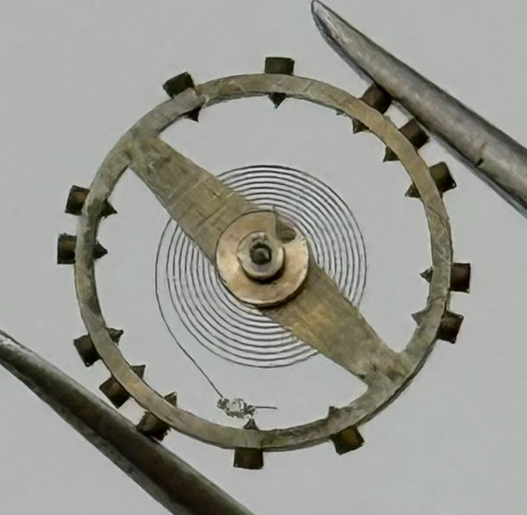 AS 1051 Balance Wheel Complete And Spring Renata 534 M Watch Movement Parts NOS