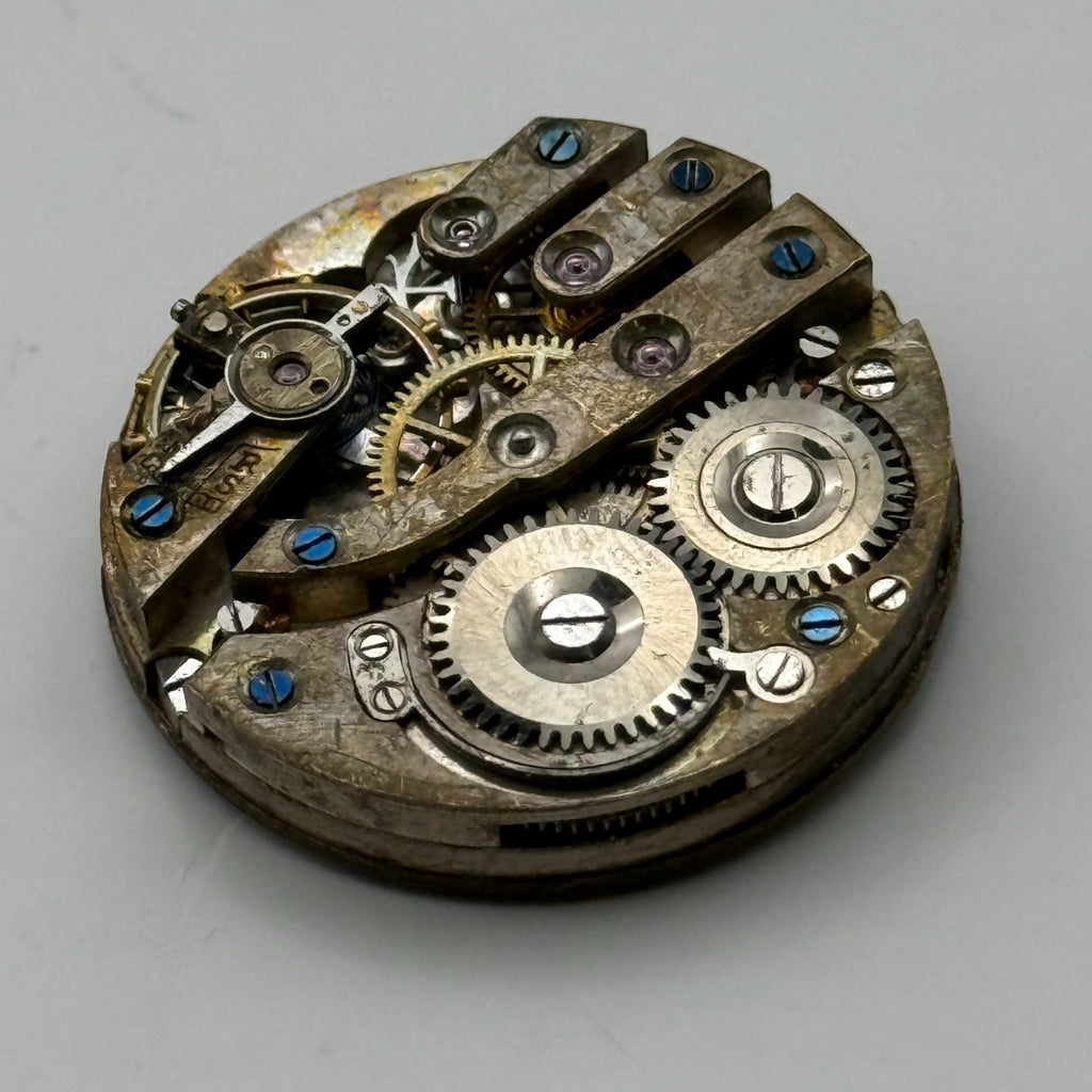 Unidentified Watch Movement Swiss Manual Wind Vintage Parts Repair 24.9mm