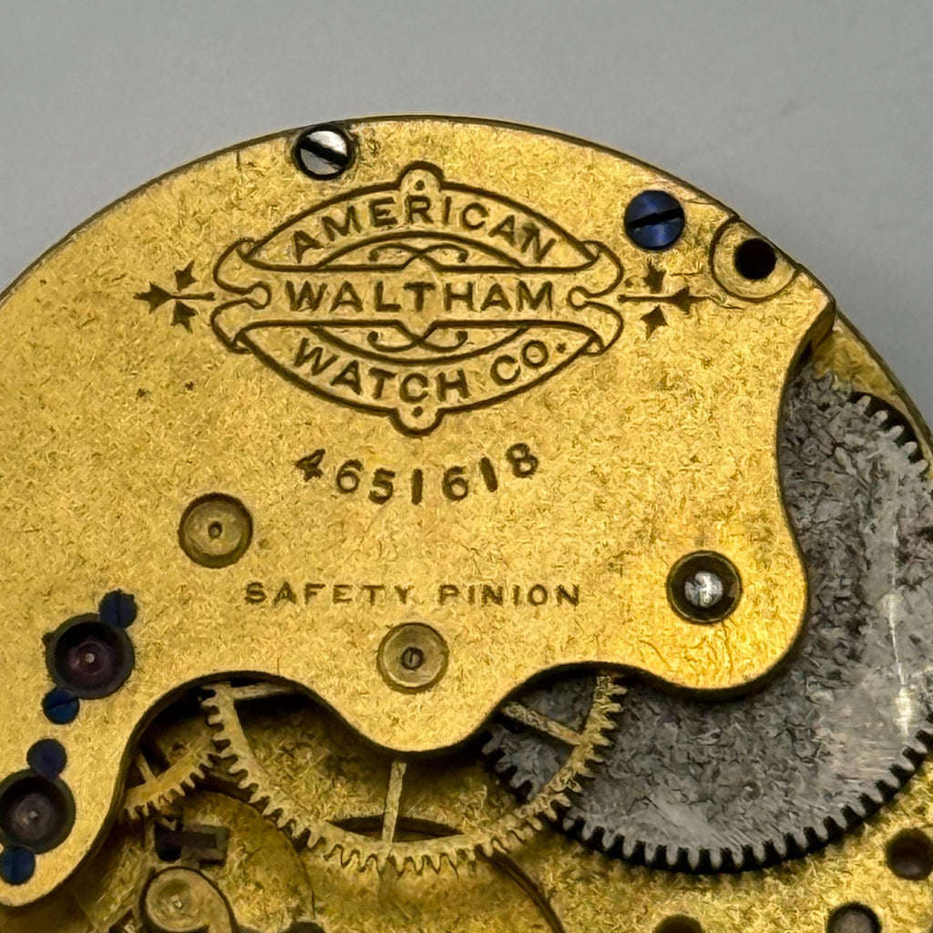 Waltham Grade G Watch Movement Model 1882 American Antique 1s Parts Repair
