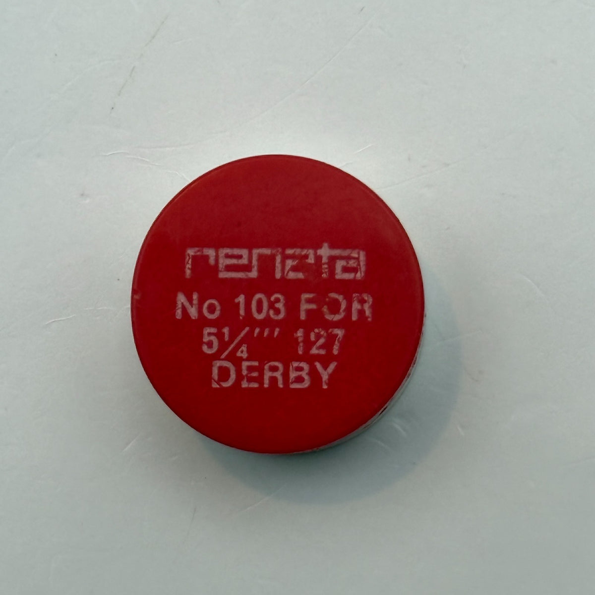 Derby 127 Balance Wheel Complete And Spring 5¼’’’ 103 Watch Movement Parts NOS