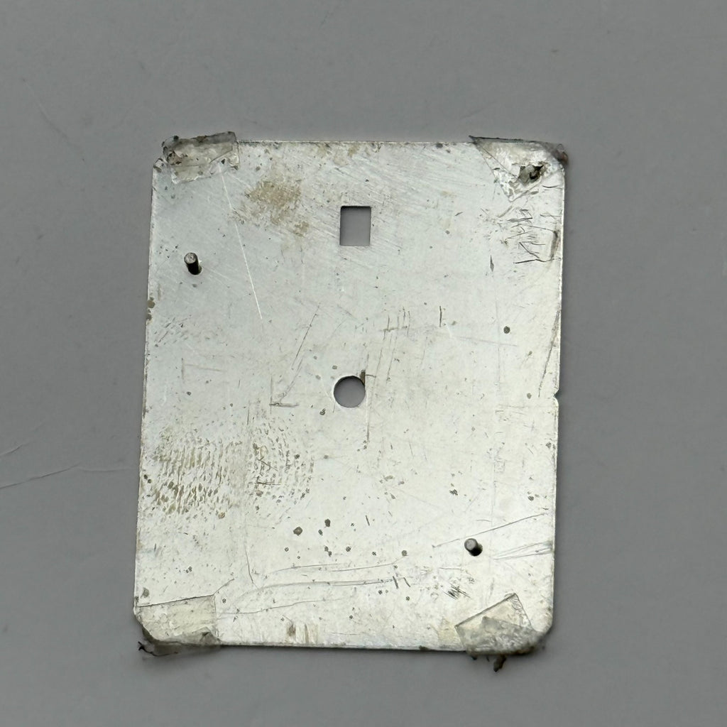 Seiko 7N02-5A18 Watch Dial Rectangular White Japan Spare Parts Repair 22.7mm