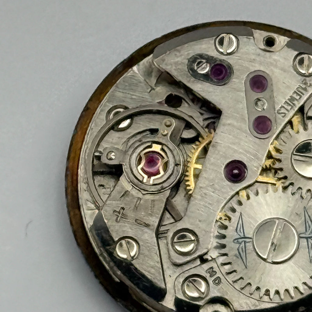 FHF 34-21 Watch Movement - Rotary Blue Dial Ladies 17.2m - For Parts / Repair