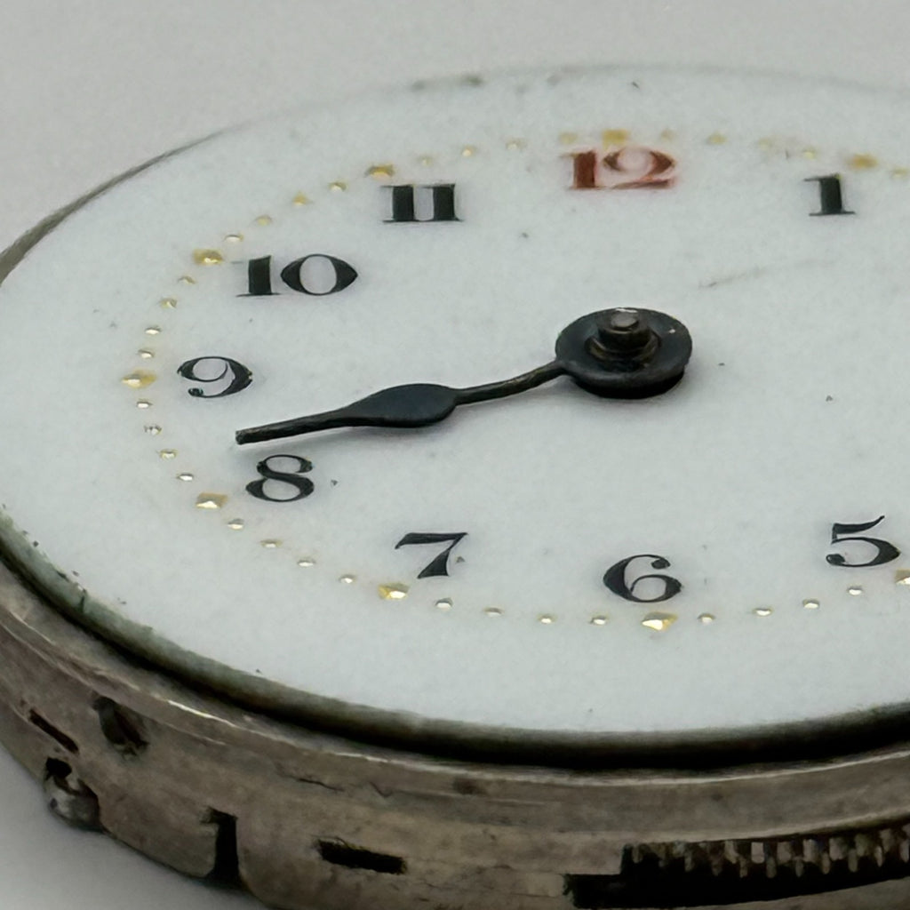 Unidentified 996 Watch Movement Manual Wind Vintage Parts Repair 24.2mm