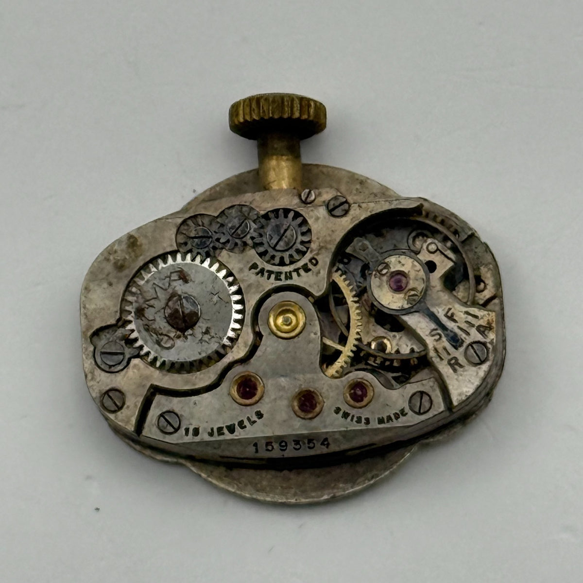 Cyma Watch Movement Ladies 15 Jewels Swiss Manual Wind Parts Repair 12.5mm