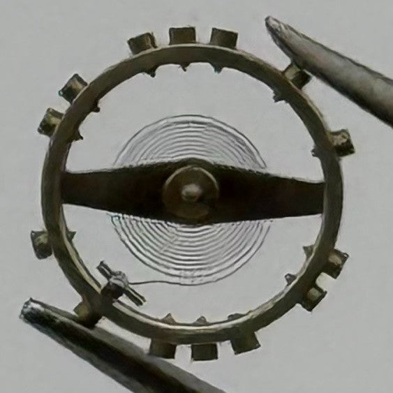 AS 976 1012 Balance Wheel Complete And Spring 532 M Watch Movement Parts NOS