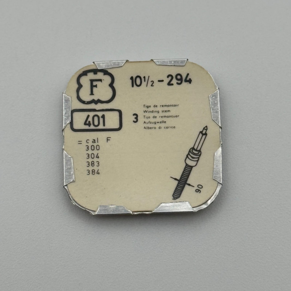 Felsa 294 Winding Stem Pack Of 3 - 10 1/2 - 401 - New Old Stock - Watch Parts