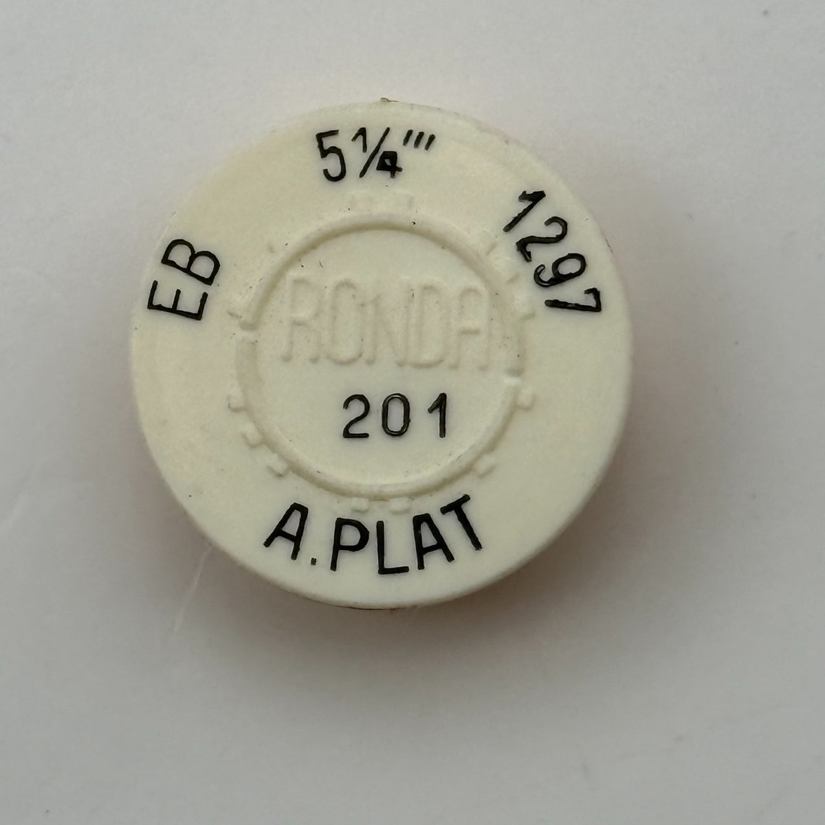 EB 1297 Balance Wheel Complete And Spring 5¼’’’ 201 Watch Movement Parts NOS