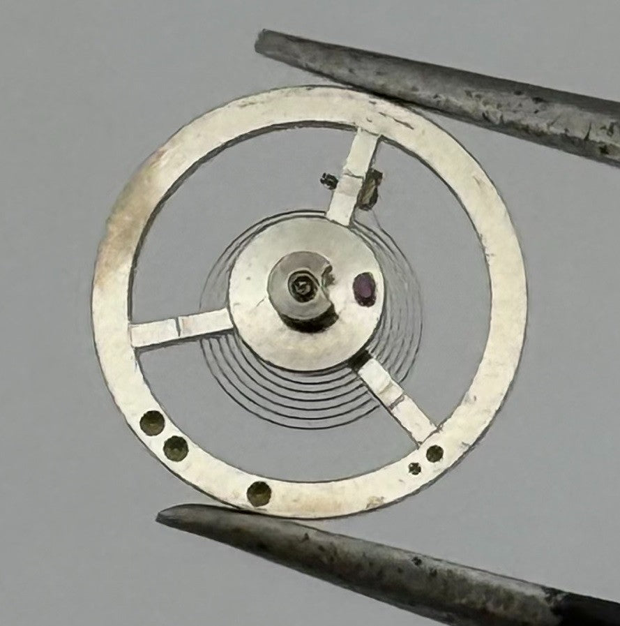BFG 34 Balance Wheel Complete And Spring 10½’’’ 322 Watch Movement Parts NOS