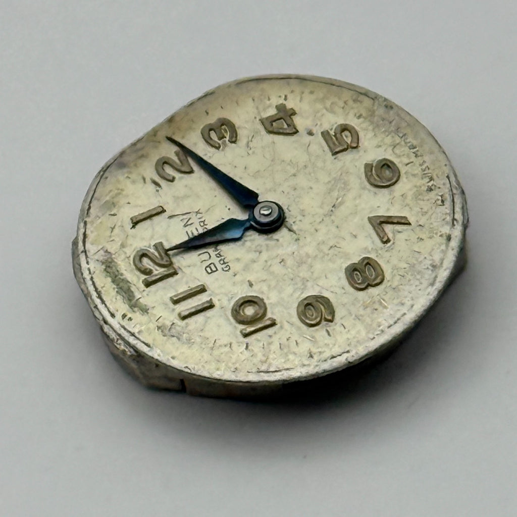 Buren 350 Watch Movement Grand Prix Swiss 17 Jewels Manual Wind Parts  15.2mm