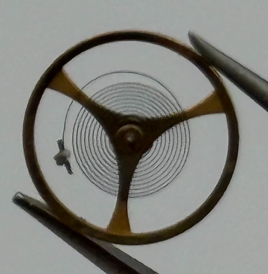 AS 1920 1923 Balance Wheel Complete And Spring 12½’’’ 1766 Watch Movement NOS