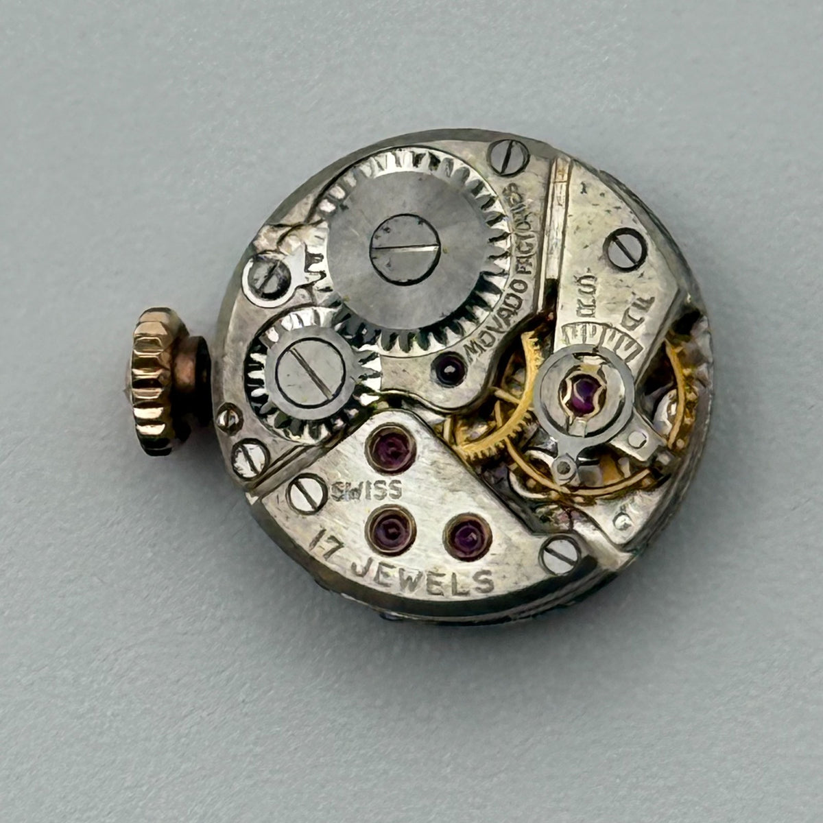 Movado Calibre 6 Ladies Watch Movement - Running - For Parts / Repair