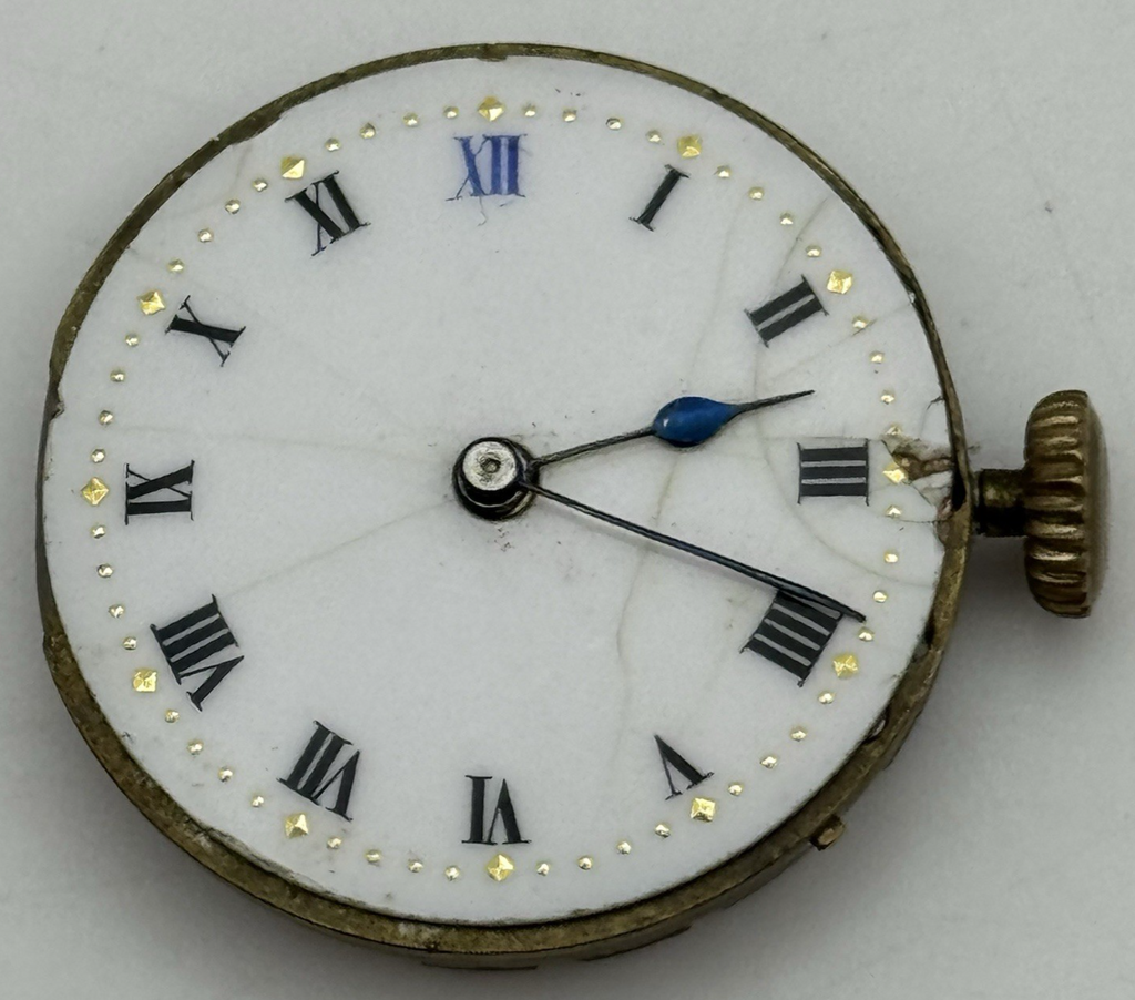 Unidentified High Grade Watch Movement - 17 Jewels - For Parts / Repair - 24.9mm