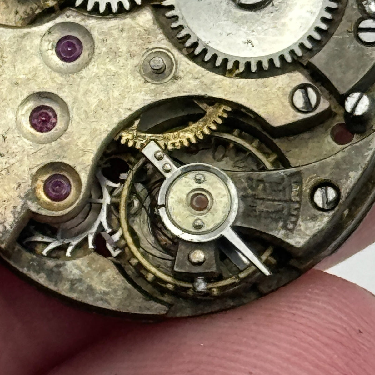 Cal 8028 Watch Movement Unidentified Manual Wind Swiss Vintage Parts 23.6mm
