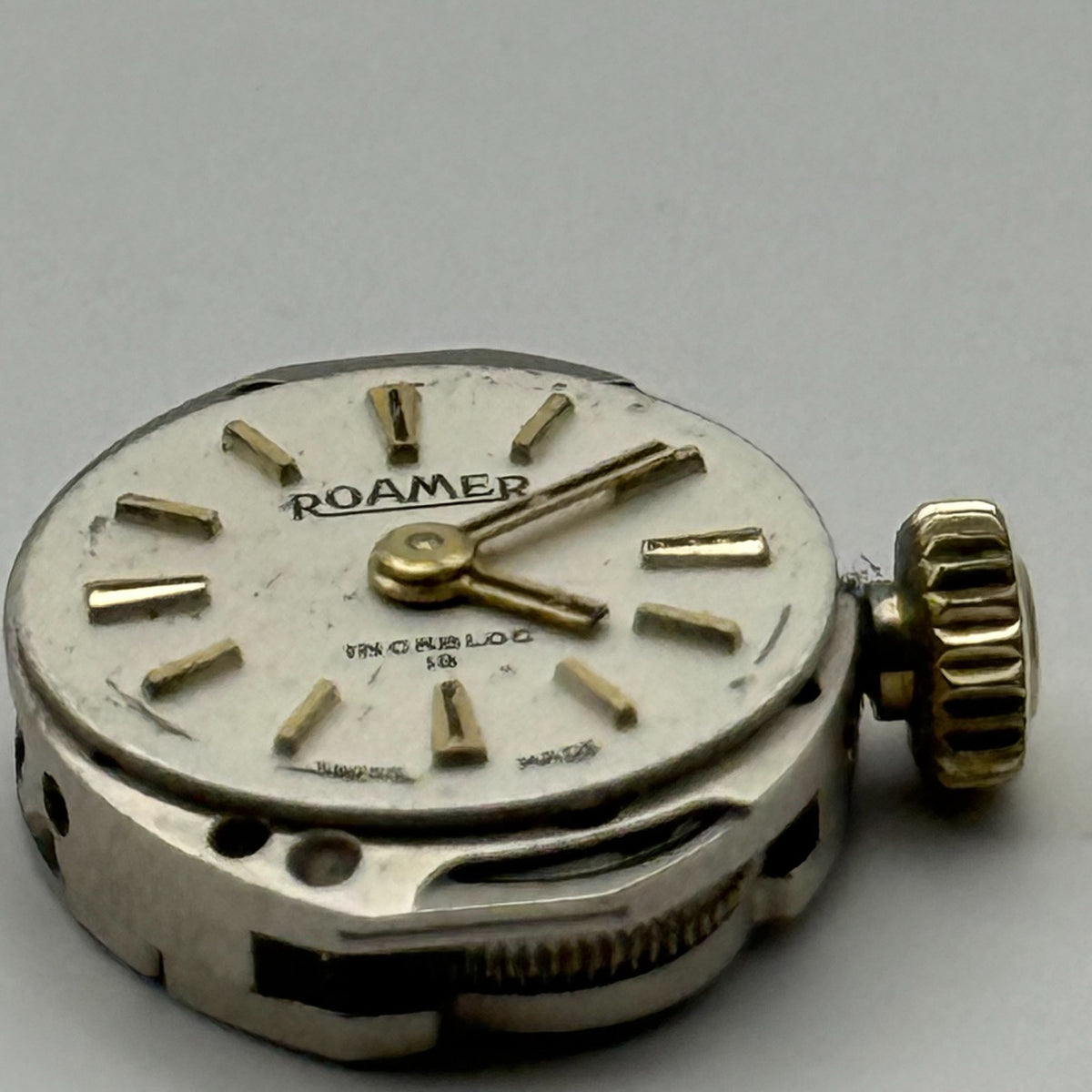 MST 466 Watch Movement Roamer 19 Jewels Swiss Manual Wind Parts Repair 13.1mm