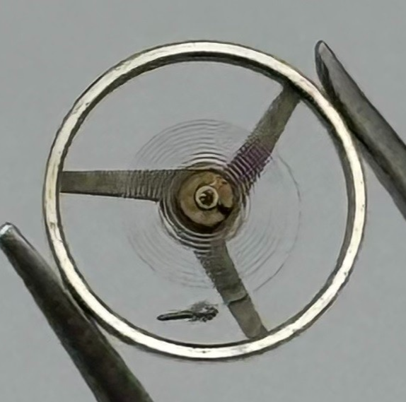 AS 1977-2 Balance Wheel Complete And Spring Renata 1831 Watch Movement Parts NOS