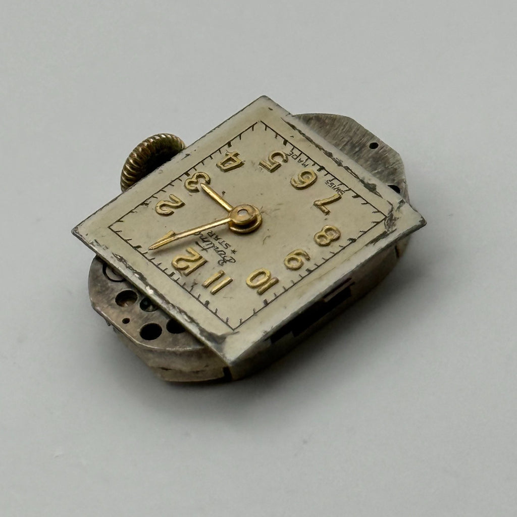 ETA Watch Movement Running Bentima 15 Jewels Swiss Manual Wind Parts 12.6mm