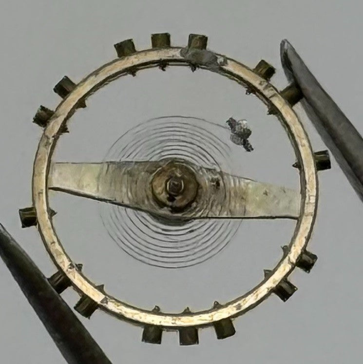 ETA 1301 Balance Wheel Complete And Spring 8¾’’’ 3391 Watch Movement Parts NOS