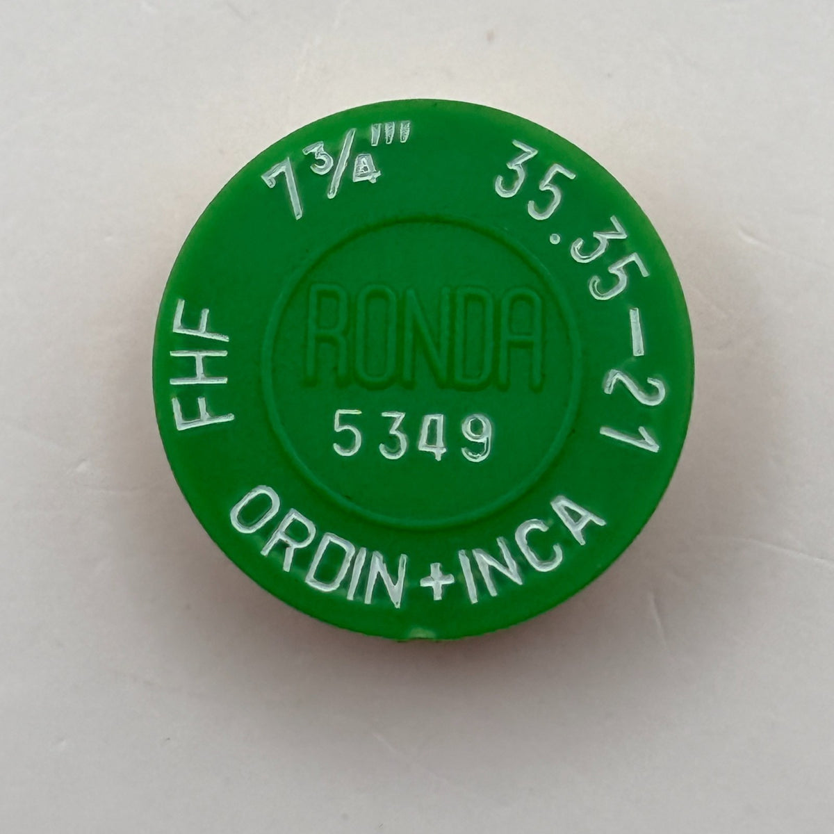 FHF 35 35-21 Balance Wheel Complete And Spring 7¾’’’ 5349 Watch Movement Parts