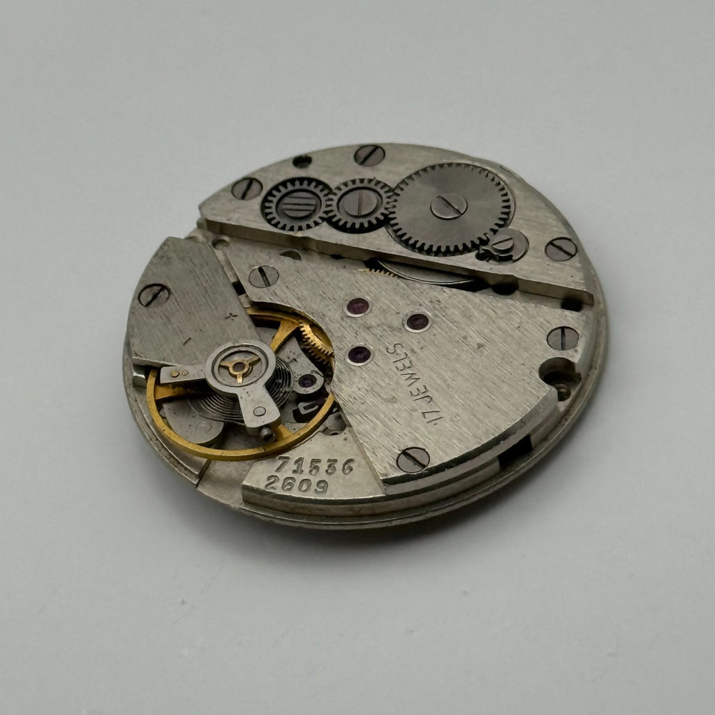 Poljot 2609 Watch Movement Soviet 17 Jewels Manual Wind Parts Repair 26.5mm