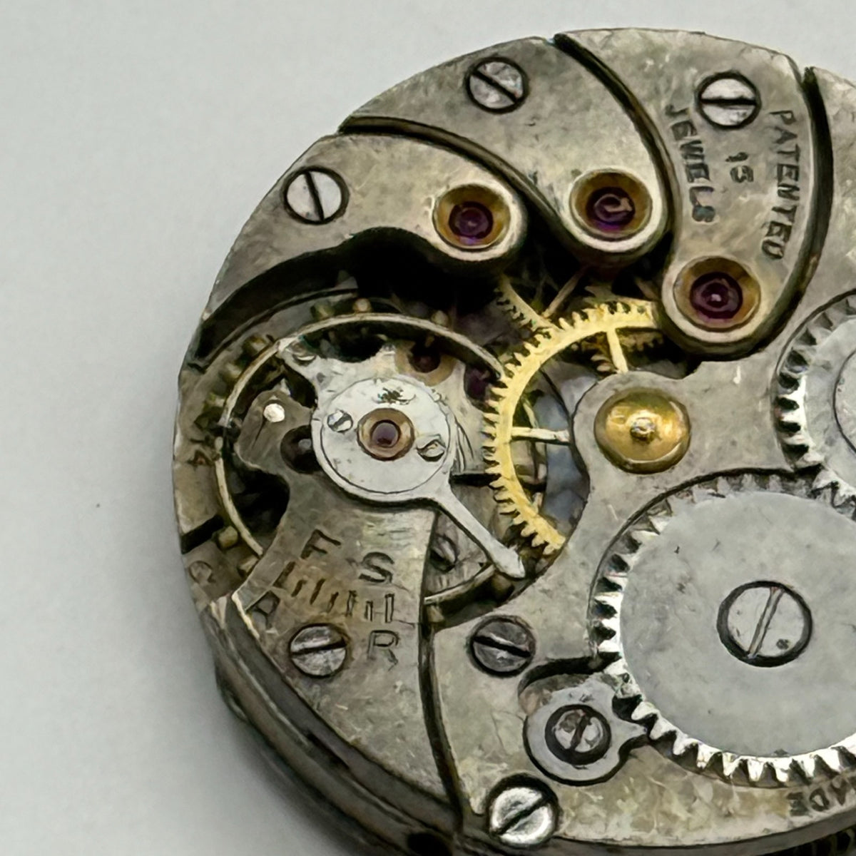Cyma 814 Watch Movement - 15 Jewels - For Parts / Repair - 19.5mm
