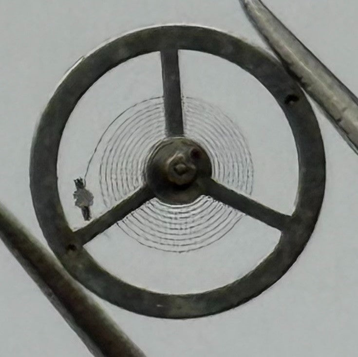EB 1612 Balance Wheel Complete And Spring 6¾ x8’’’ 4633 Watch Movement Parts NOS