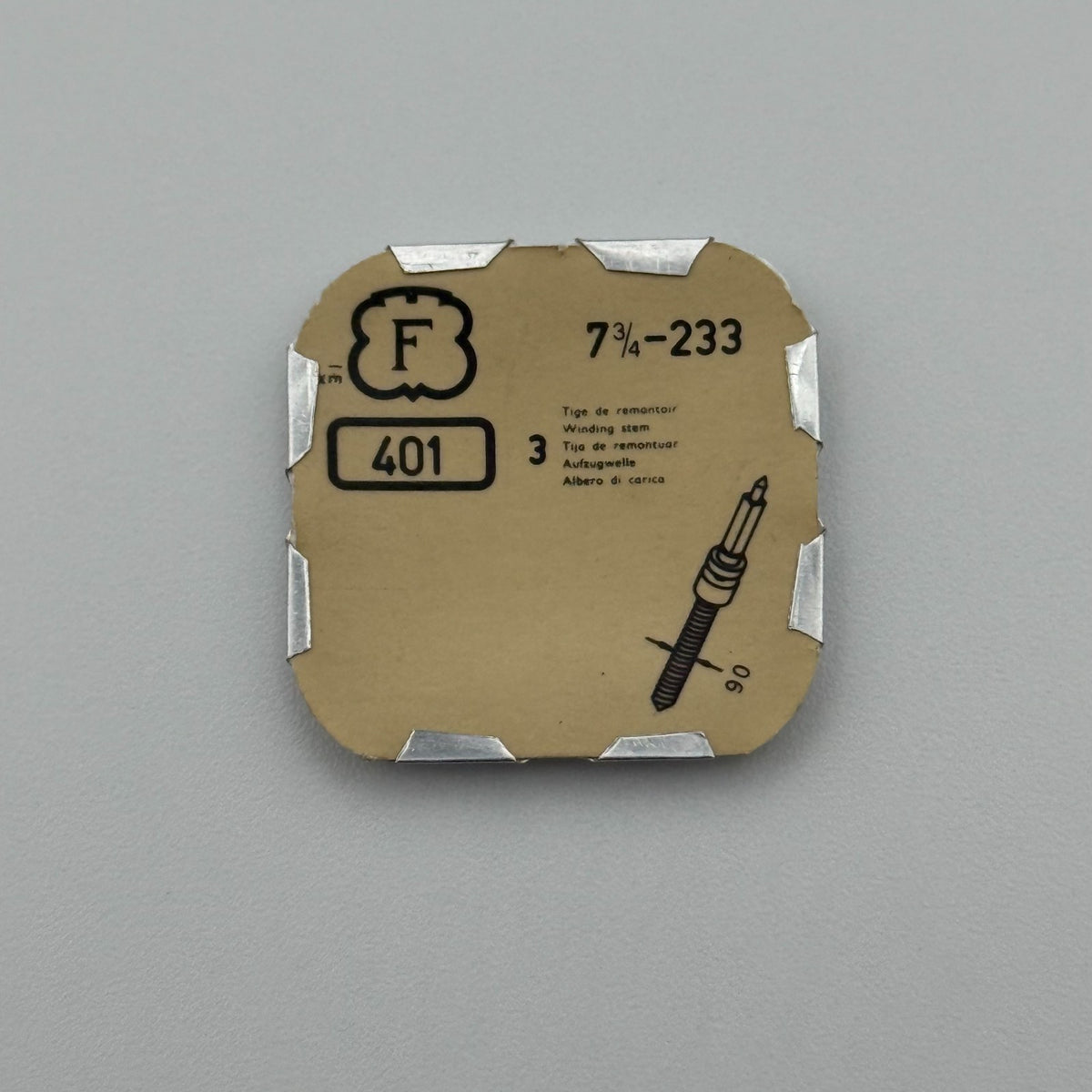 Felsa 233 Winding Stem Pack Of 3 - 7 3/4 - 401 - New Old Stock - Watch Parts