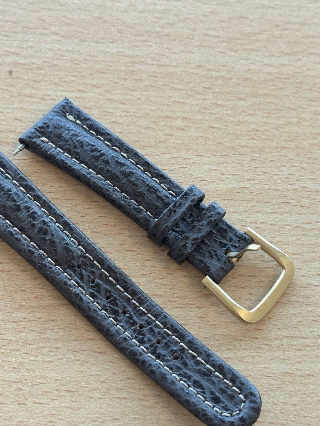 Seiko Tide Master Watch Strap - 20mm - Gold Buckle - Original Strap - 6F24-7010